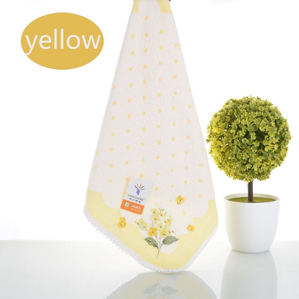 100% Puur Katoenen Handdoek Geborduurd Twijnloze Cut Stapel Katoenen Handdoek Zakdoek Baby Handdoek Te Vegen Hand Draagbare Voor Reizen