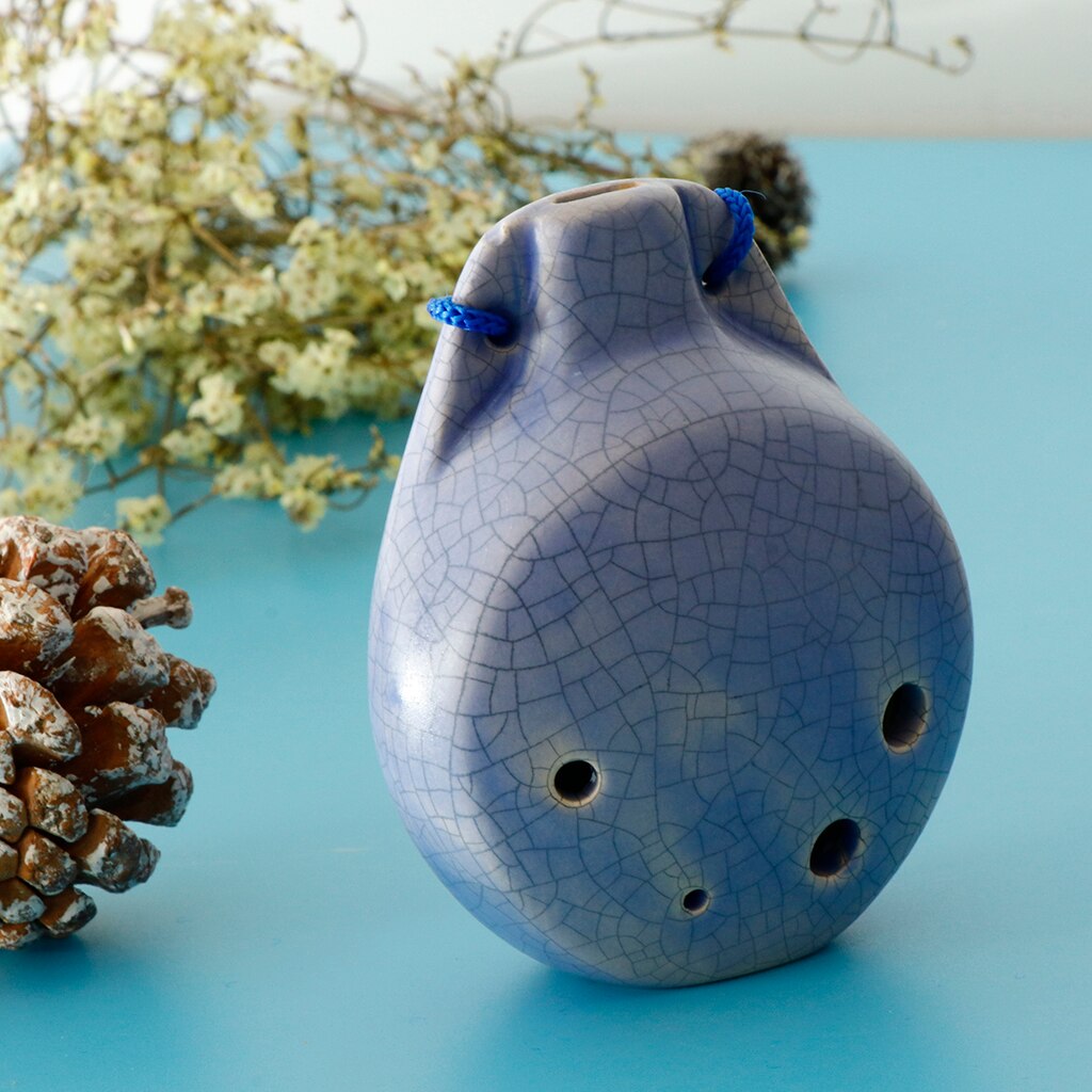Ocarina C en céramique à 6 trous, Instrument Musical pour les amoureux de la musique,
