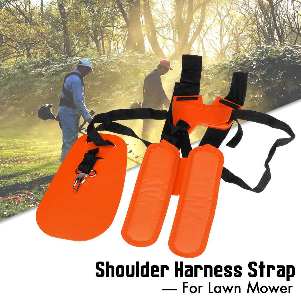 Verstelbare Strimmer Double Breasted Schouder Harness Strap Voor Bosmaaier Maaier Trimmer Gewatteerde Riem Tuin Bescherming Panel