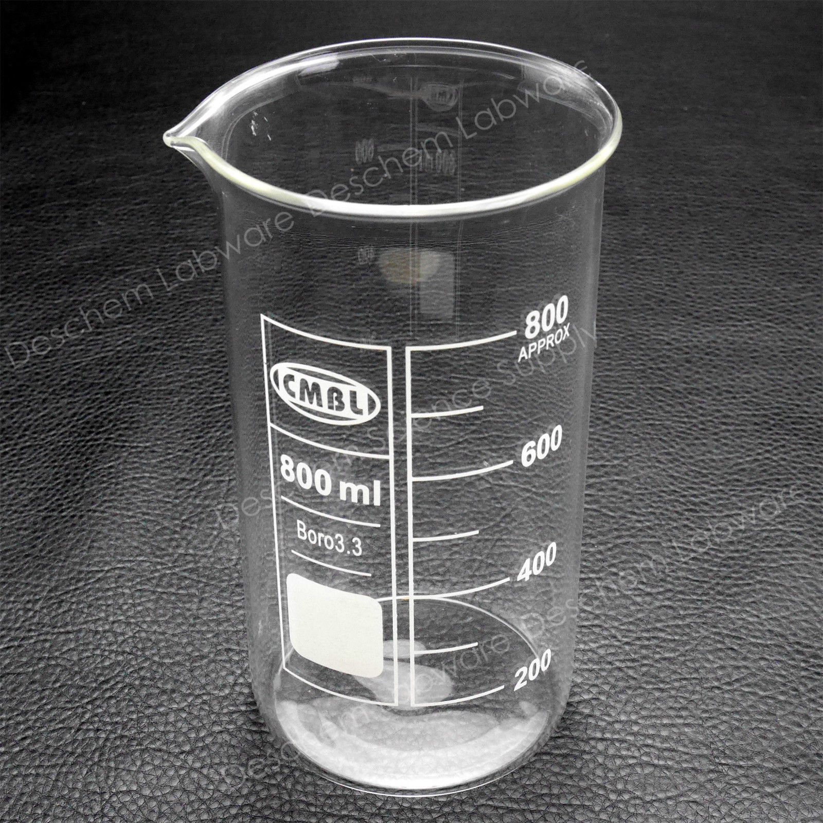 800mL Glass Beaker,Tall Form Chemistry Lab Borosilicate Glassware