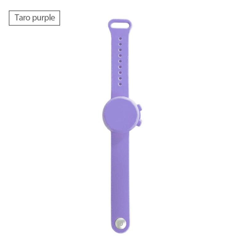 Portable Sanitizer Bracelet Disinfectant Silicone Bracelet Hand Sanitizer Bracelet Liquid Gel Solution With Refilling Bottle