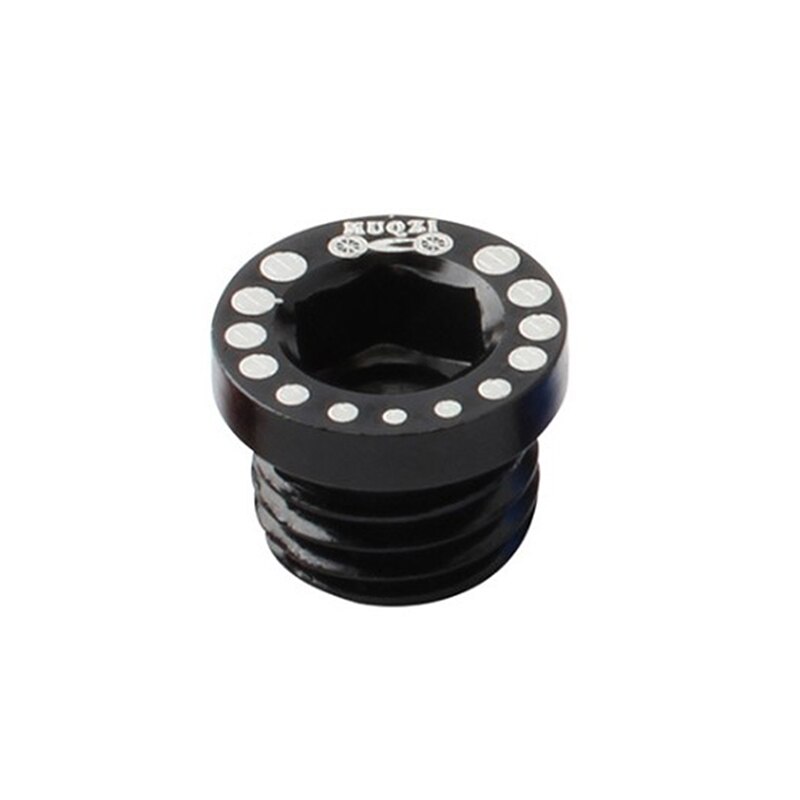 Tornillo de aluminio para bicicleta de carretera, piñón fijo M10 x 1,25, tornillos de montaje de poste de frenos: BK