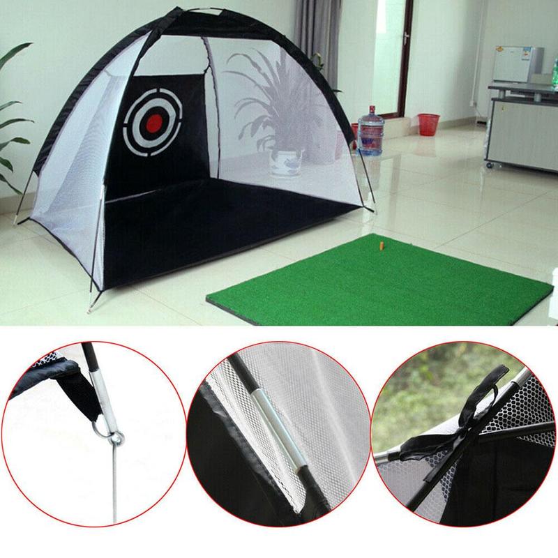 2m*1.4m*1m Golf Practice Net Golf Hitting Cage Garden Grassland Practice Tent Golf Training Equipment Indoor Outdoor