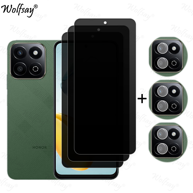 Protector de pantalla de privacidad para Honor X7c, vidrio templado antiespía para cámara Honor X7c X7 c, cristal para Honor X7c de 6,77 pulgadas: Lucent