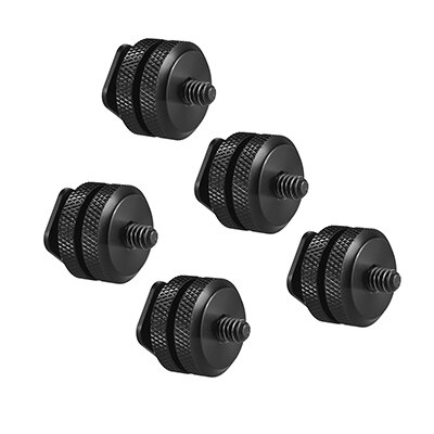 2 stücke Kamera Schuh montieren zu 1/4 "-20 Stativ Schraube Adapter Blitz Schuh Halterung für DSLR Kamera Anlage Schraube Adapter Universal-: 5 Stck