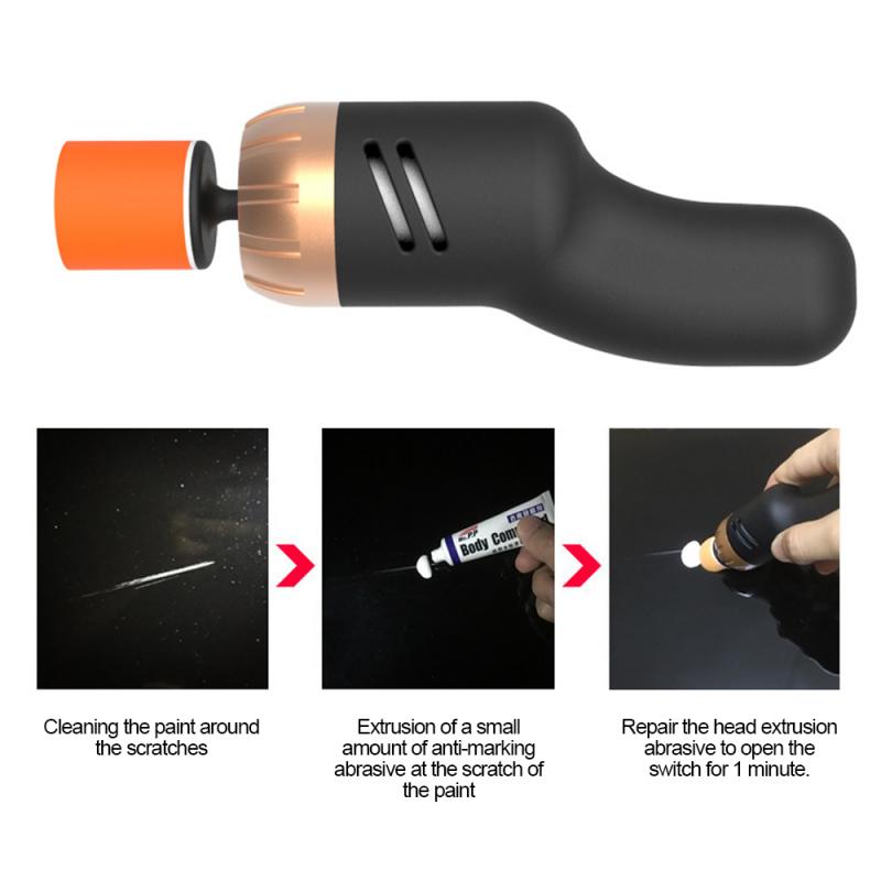 1x Car Beauty Tool Automobile Scratch Repair Machine Scratch Repair Device Car Beauty Scratch Repair Tool Mini Polishing Machine