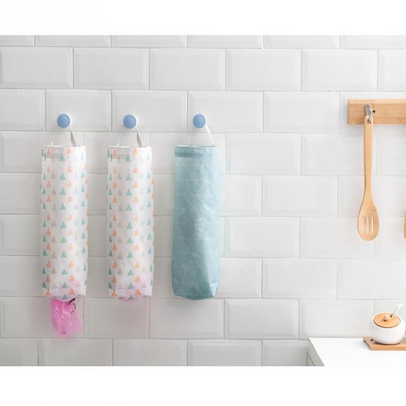 Hängen Oxford Müll Tasche Organizer Spender Küche Zauberstab Montieren Wiederverwendbare Taschen Halfter Wasserdichte Müll Tasche