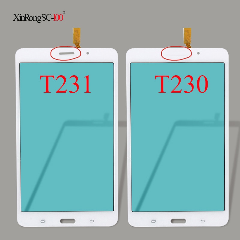 Pantalla táctil de 7 pulgadas para Samsung Galaxy Tab 4, 7,0, T231, SM-T231, T230, SM-T230, Panel digitalizador, piezas de repuesto para tableta