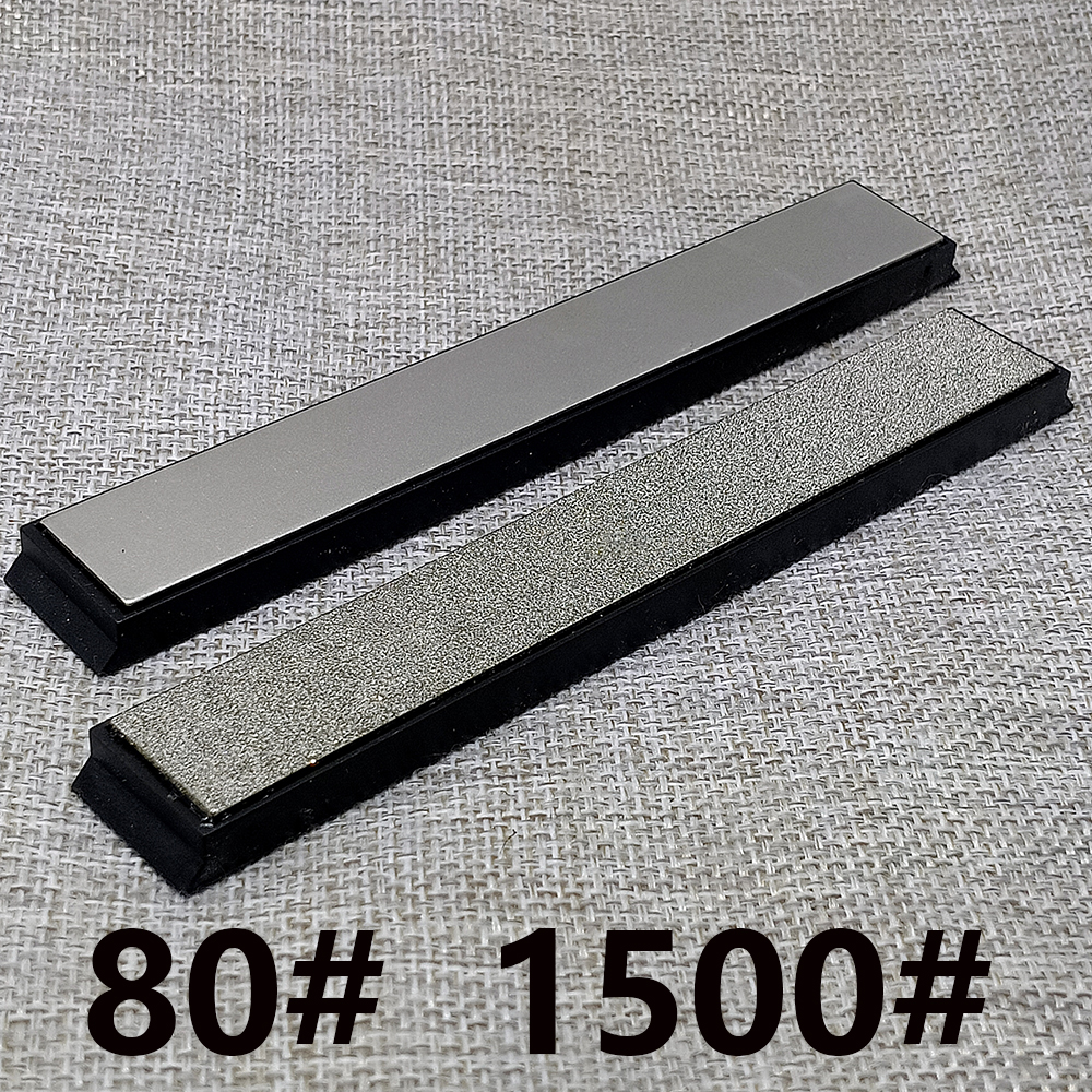 Diamond Bar Slijpsteen Plaat Set 6 &quot;Voor Edge Pro Ruixin Pro Rx008 Standaard 20/25 Mm Aluminium/Pvc base: 20mm 80 1500