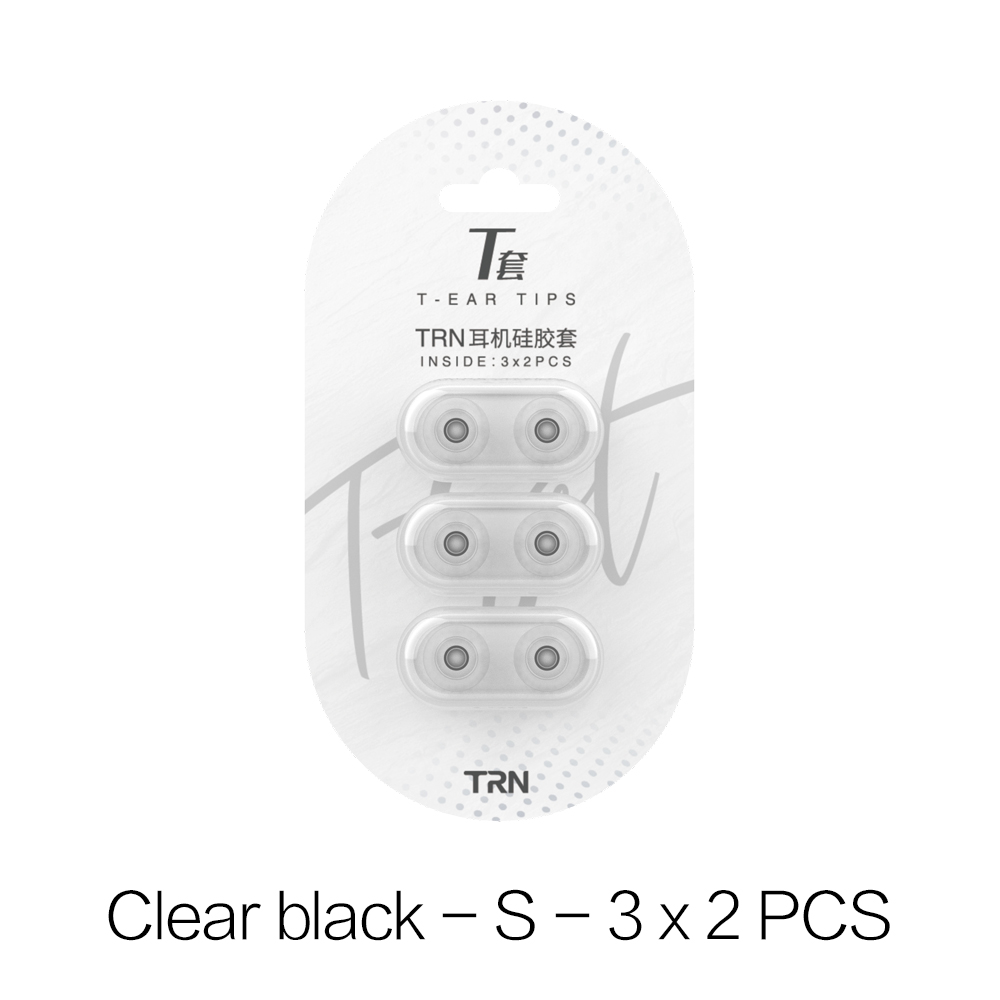 TRN T Ear-Tips Silicone Eartips Memory Earplugs Double Support Structure Earphone 3 Pairs Headphone Headset Earbuds Headphone: Brown