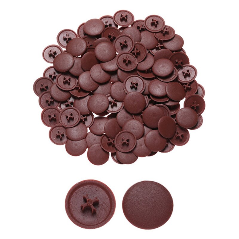 100Pcs Hinged Plastic Screw Cap Cover Fold Snap Protective Cap Button For Car Furniture Decorative Nuts Cover Bolts Hardware