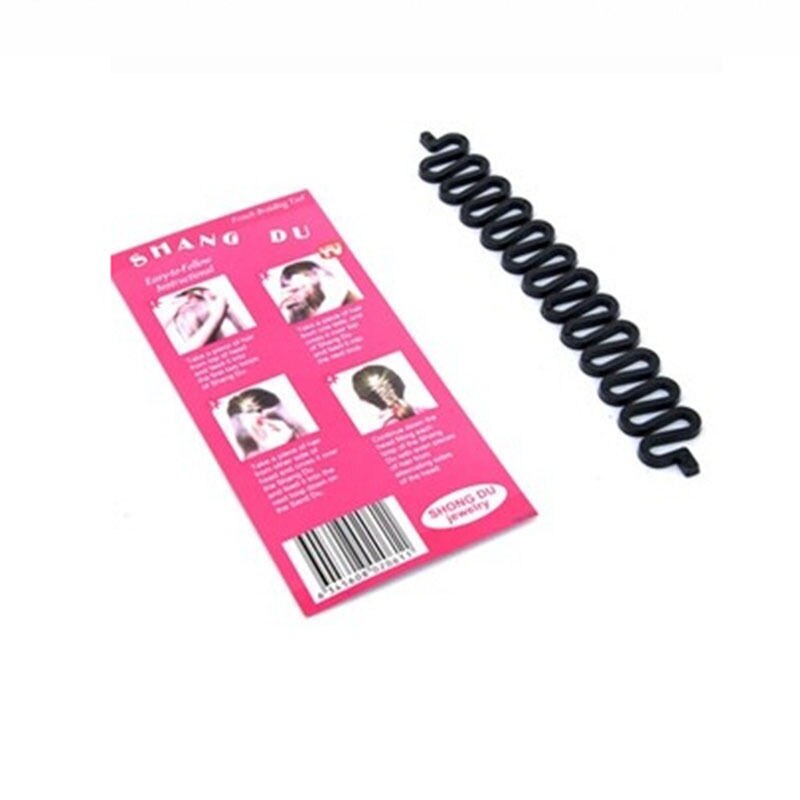 Uds.-trenzador de pelo de araña, clips de pelo hechos de banda, herramientas de estilismo de cabello trenzado, trenza ciempiés, herramienta de Belleza del cabello