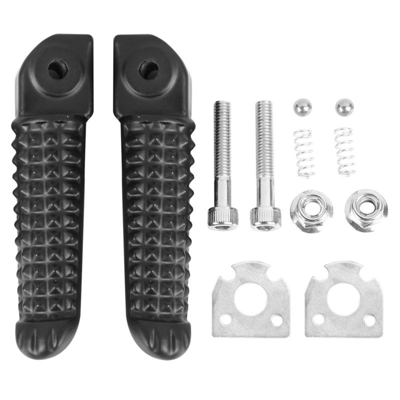 Motorcycle Matt Black Passenger Footpeg Footrest Voor Yamaha YZF R1 02-14 R6 2003-17