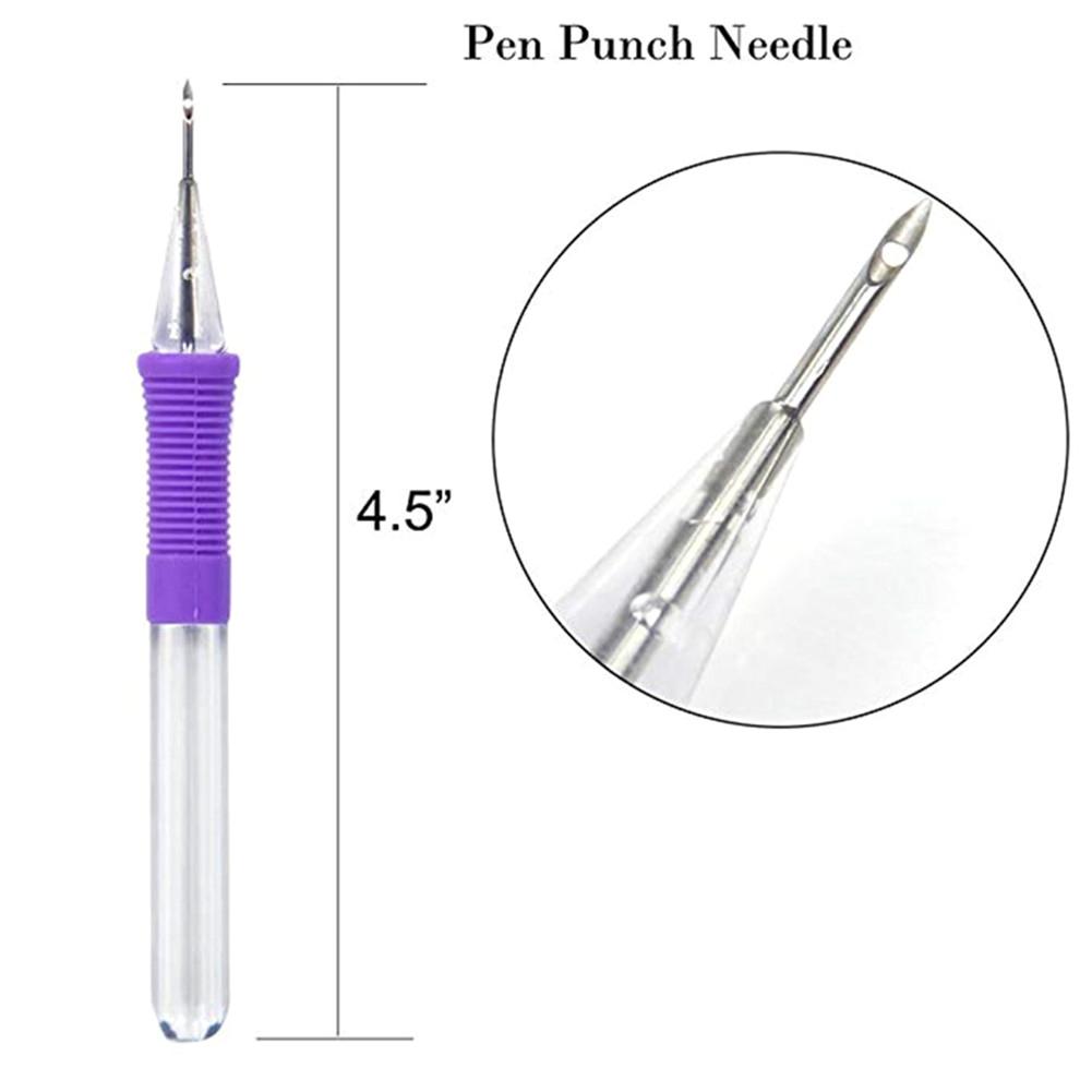 Magic Borduren Pen Punch Naald Diy Hand Borduren Pen Handleiding Kruissteek Borduren Tool Accessoires