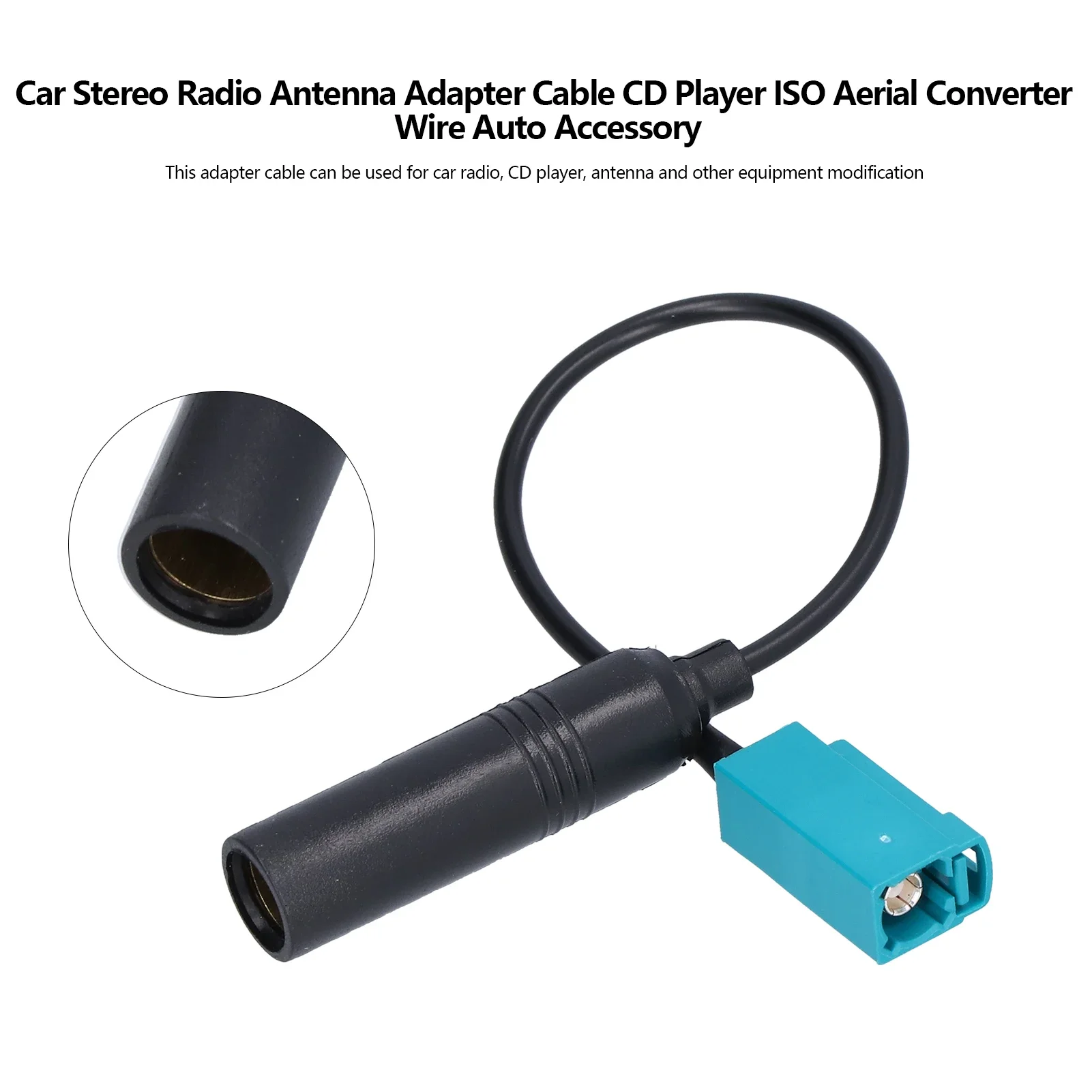 Autoradio-Radio antennen Adapter Kabel CD-Spieler ISO-Antennen konverter Draht Auto-Zubehör