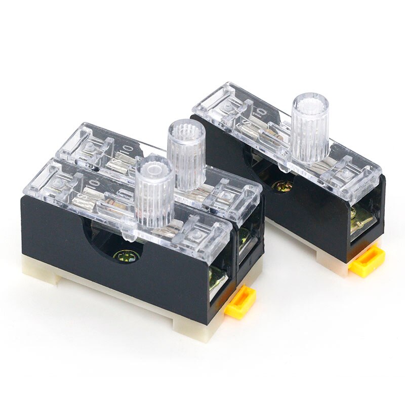 FS-101 Din Rail Mount Single Pole 6X30mm Fuse Holder Glass fuse tube fuse casing