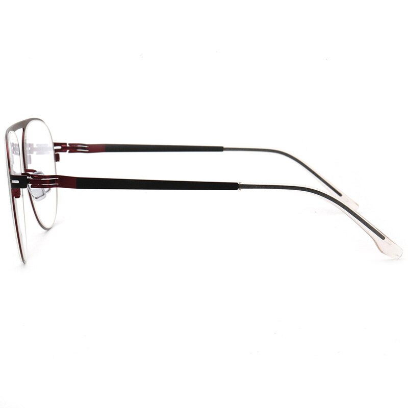 Montura de gafas ópticas de aleación de silicona para hombres, gafas graduadas para miopía , a la de gran tamaño montura de Metal, gafas ULTEM