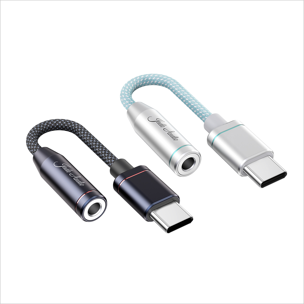 FiiO JA11 USB Type C naar 3,5 mm oortelefoon/hoofdtelefoonadapter USB C-kabel USB C naar 3,5 audio Aux-kabel voor IOS Android