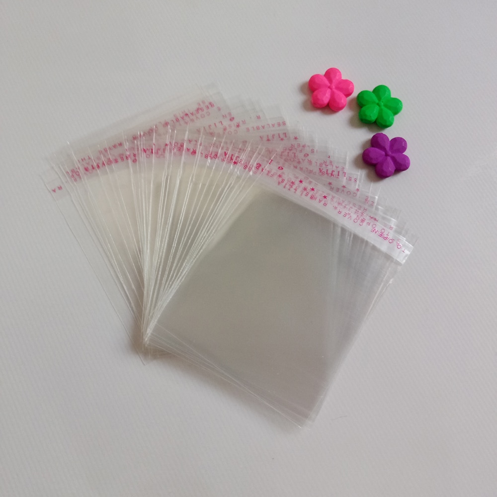 10000pcs 4x6cm Opp Bag Self Adhesive Clear Transparent Bags For Cloth/Jewelry Pouch Small Plastic Bags Display Packing Bag