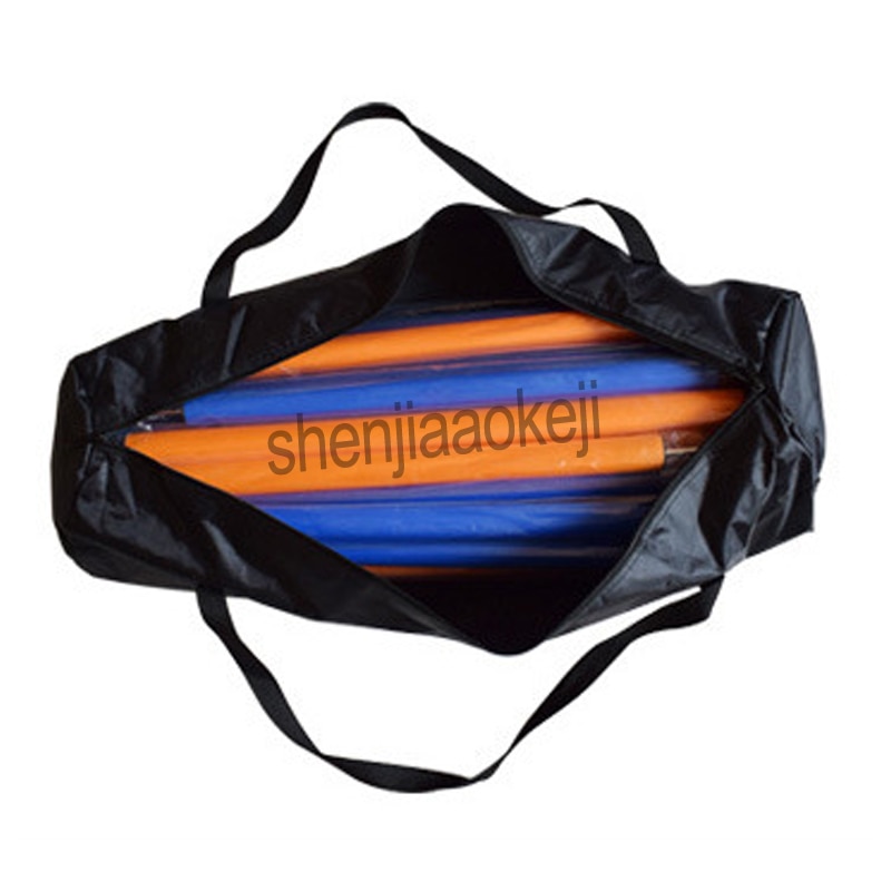 Portable Pet Training Poles Outdoor Dog Sports Equipment Dogs Activity Agility Weave Slalom 12 Pole/Set with Carrying Case