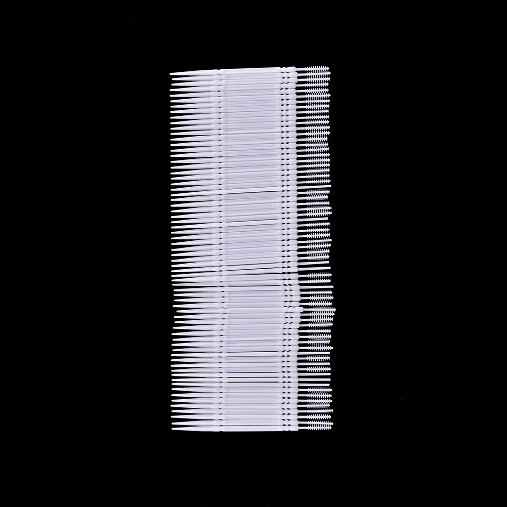 1 låda 1100 st 2- vägs interdental borste tandplockning plast tandvård munhygien 6.5cm