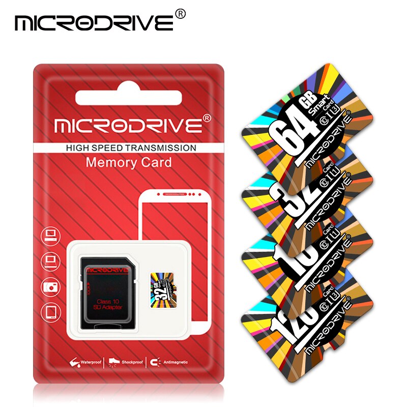 10Pcs 16Gb 32Gb 64Gb Micro Sd Kaart Class10 Geheugenkaart Mini Tf/Sd-kaart 128Gb tarjeta Micro Sd Echt Capaciteit