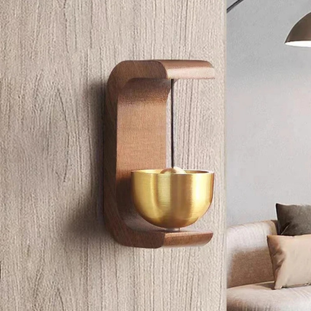 Sino de bronze carrilhão de vento decoração para casa campainha carrilhão para ao ar livre campainha da porta sinos para porta lojista sino entrada casa vento sino