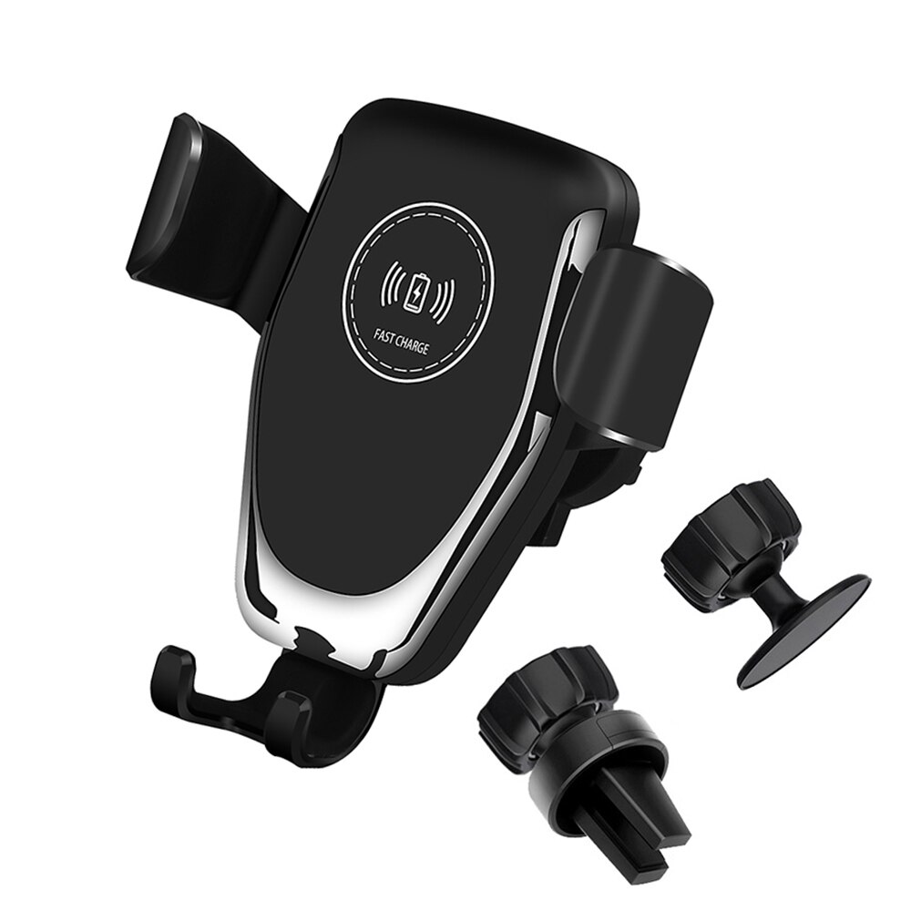 Fdgao 15w qi bil trådløs oplader til iphone 11 pro x xs max xr x til samsung  s10 s9 10w hurtig trådløs opladning biltelefon holder: 10w maks