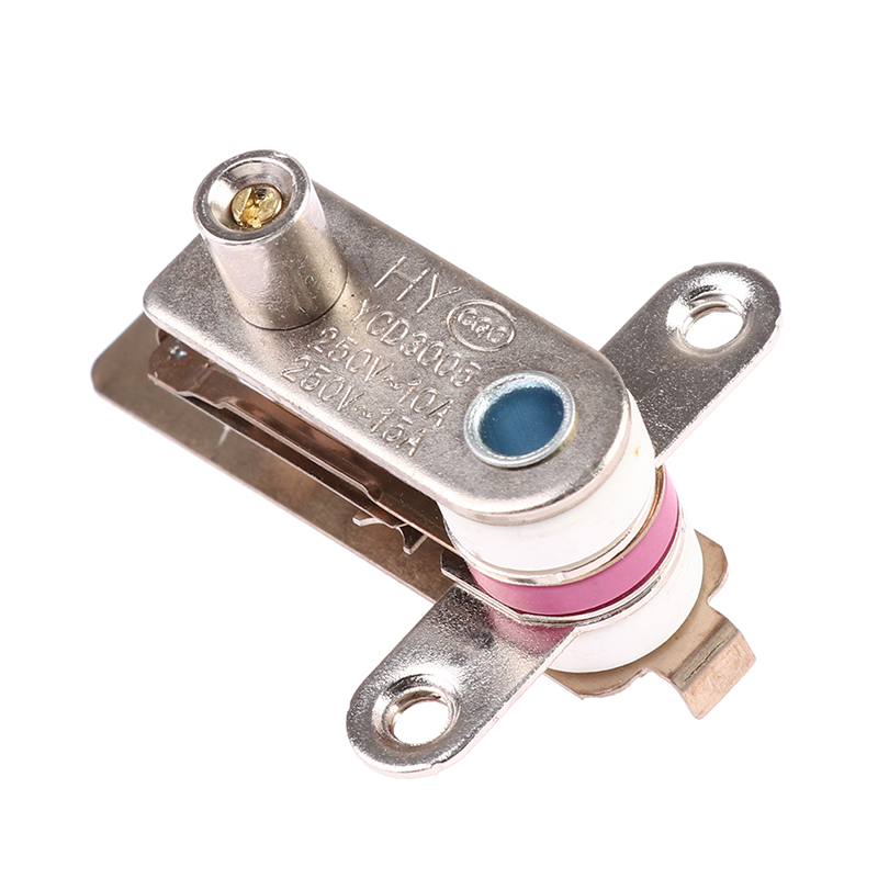 Rice Cooker Thermostat Switch, Adjustable Heater Temperature Controller D Shaft 10A 250v