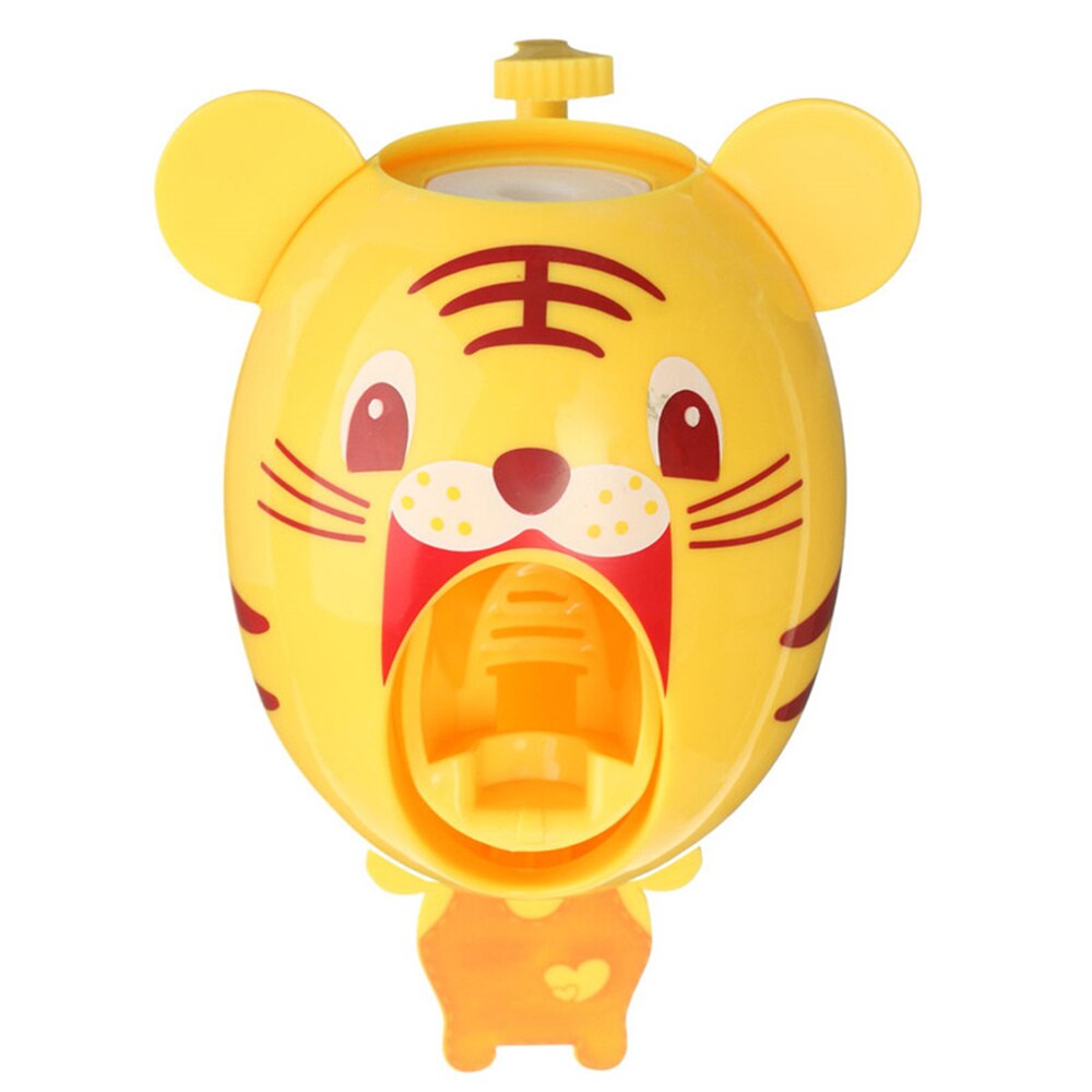 Cartoon Tandenborstel Dispensers Kinderen Handsfree Automatische Leuke Dier Tandpasta Squeezer Goed Cadeau Voor Kinderen: Tiger