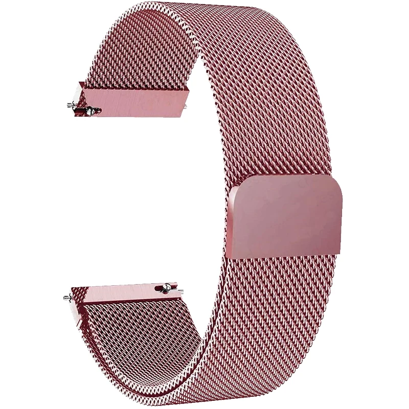 22mm metallreimer til xiaomi se  s3 klokkereim til xiaomi se  s1 aktiv/pro-reimer til xiaomi se  s2 magnetisk løkkearmbånd: Sandrosa