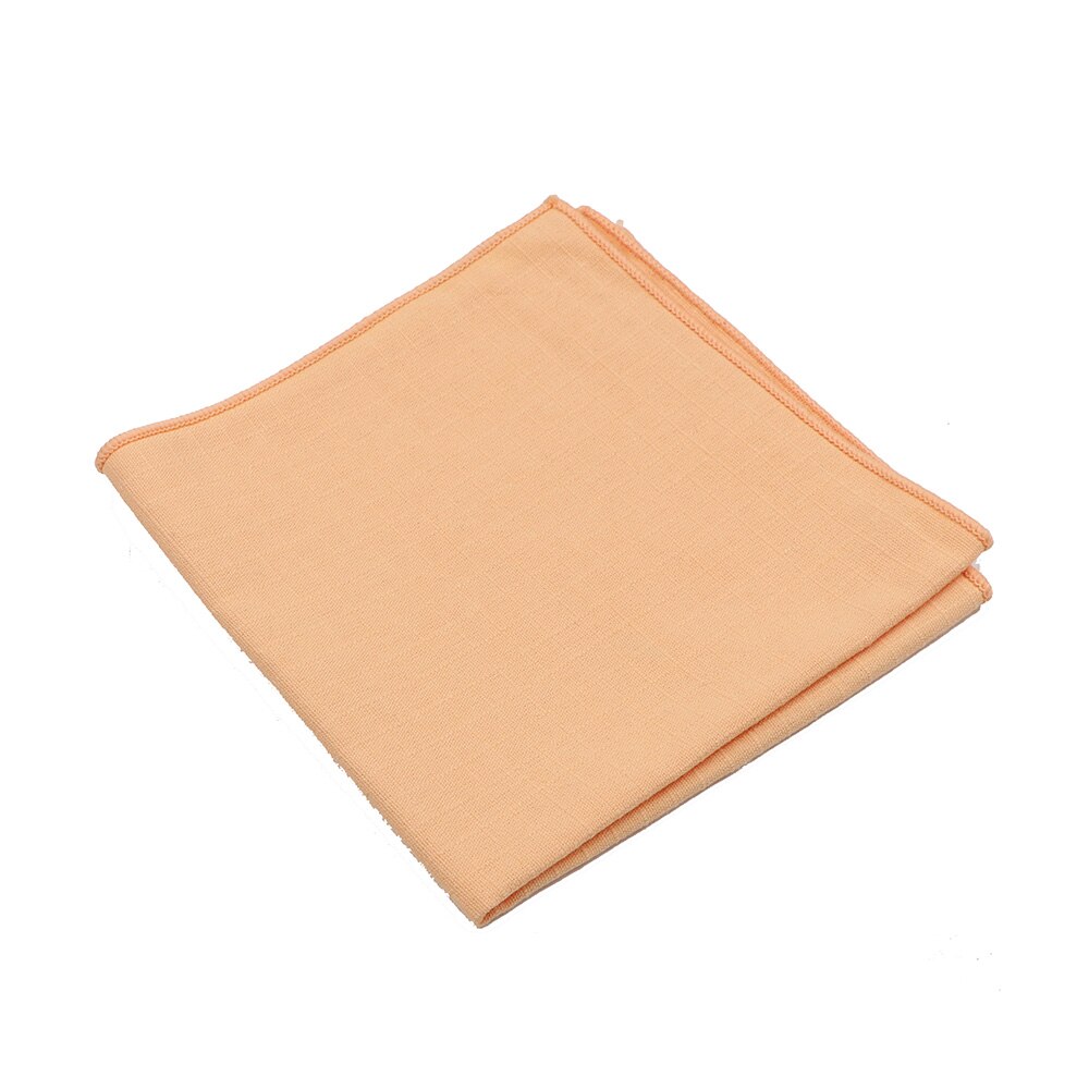 Adult Cotton Handkerchiefs Solid Color Hanky for Men Business Casual Pockets Square Handkerchief 23cm Width Wedding Hankies: 1