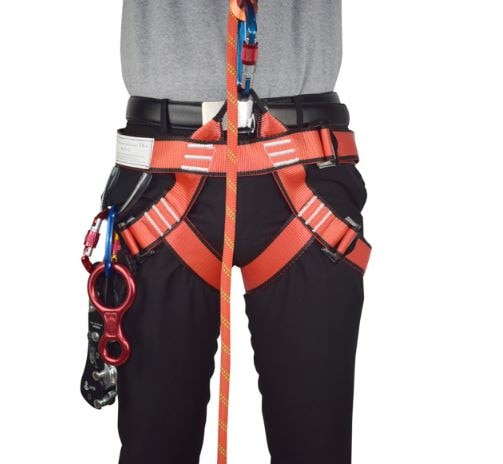 Harnais d'escalade demi-corps pour adulte, rappel extérieur, siège de sécurité, ceinture de poitrine, camping, randonnée