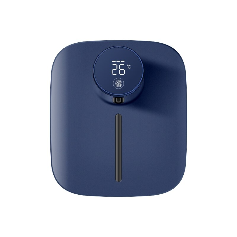 Smart Automatische Zeepdispenser Schuim Temperatuur Display 2 In 1 Usb Oplaadbare Liuqid Zeep Machine Badkamer Dispensers Voor Zeep: Foam Blue 320ML