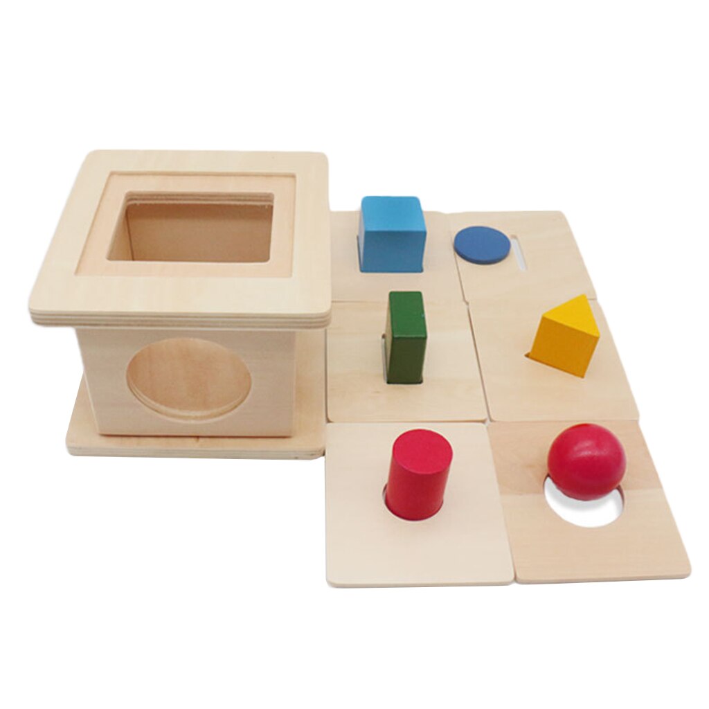 Boxed Vormige Matching Game Speelgoed 6 In 1 Vorm Sorter Kinderen Kleur Cognitieve Ontwikkeling Speelgoed