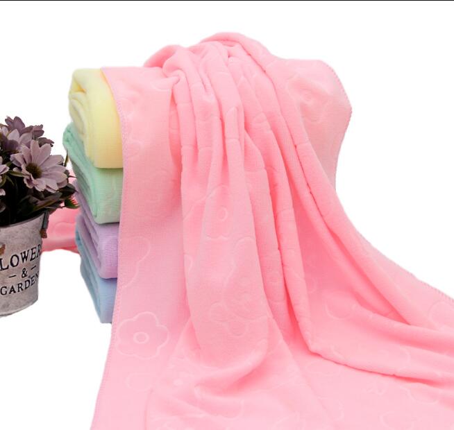 Nano-micro Fiber Towel Bear Pattern Multi-functional Kitchen Cleaning Absorbent Towel: Pink