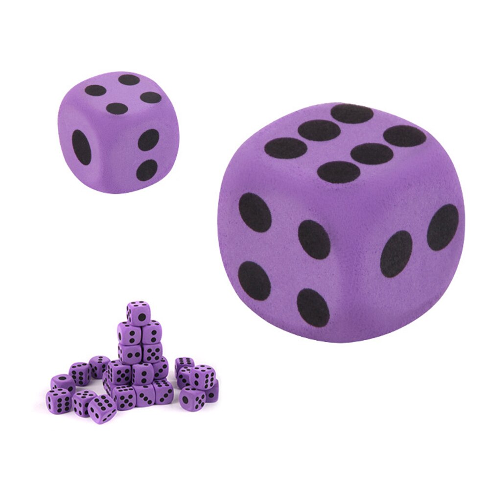Dado de espuma EVA gigante para niños, 2 uds., 3,8 CM, adecuado para juegos al aire libre, dados para niños, juguetes educativos de escritorio
