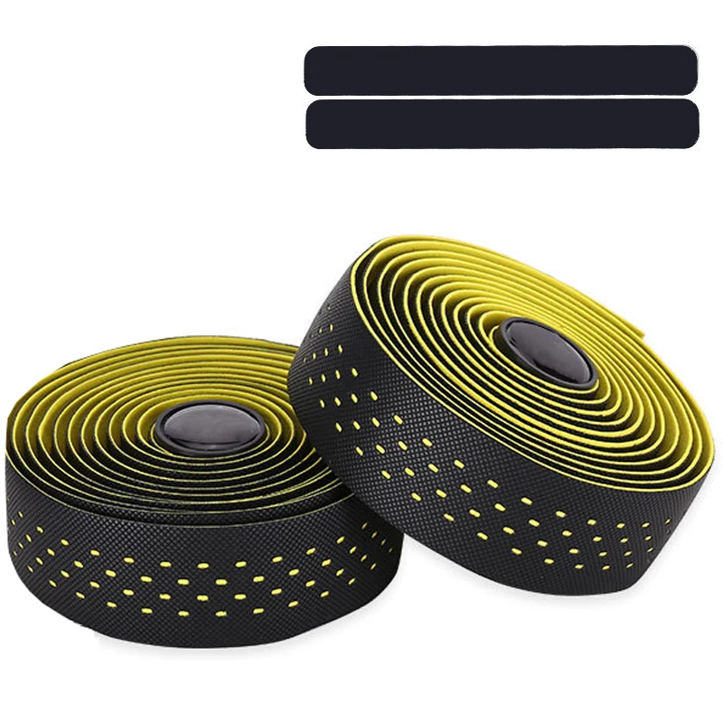 Cinta para manillar de ciclismo, cinta para bicicleta de grava de carretera, asas transpirables, correa para cinturón de barra, cinta antideslizante para bicicleta de carreras de velocidad, accesorios para cinturón: Azul cielo