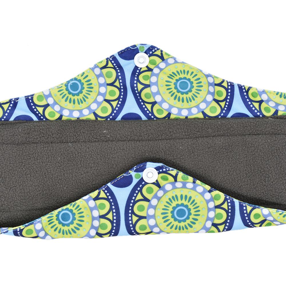 1pc Dag Gebruik Maandverband met Organische Bamboe Innerlijke Waterdichte Gedrukt Regelmatige Flow Herbruikbare Super Zachte Mama Pads