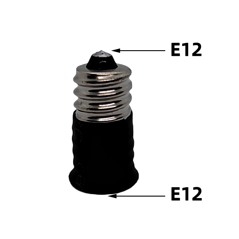 E10 e11 e12 e17 to E12 e11 e14eLight Socket adapter E10 to E12 Candelabra lamp holder converter,Install: green / 2G7