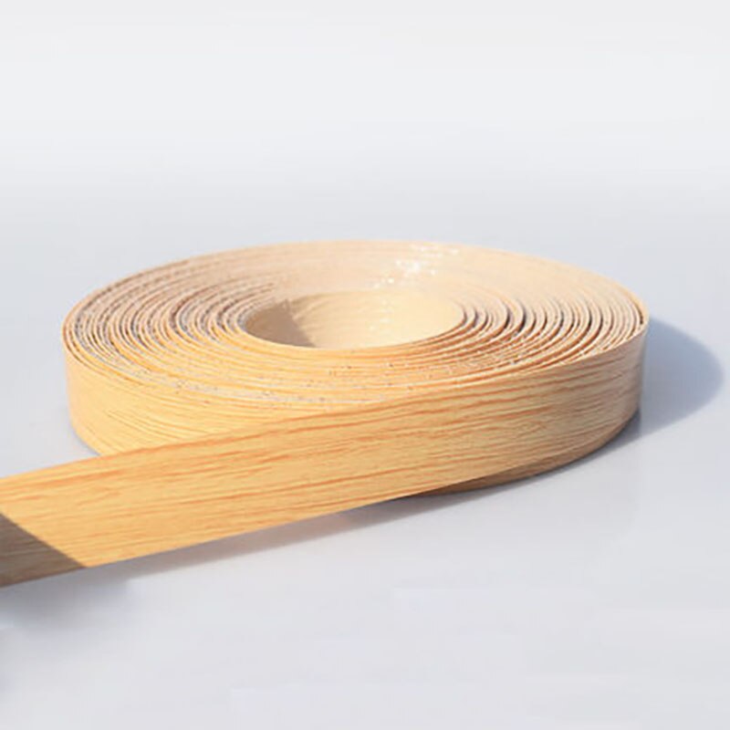 Smält pvc kantband träfaner skåp bord kantskydd självhäftande möbelskiva panel kantband 2cm kantband: Trä 4