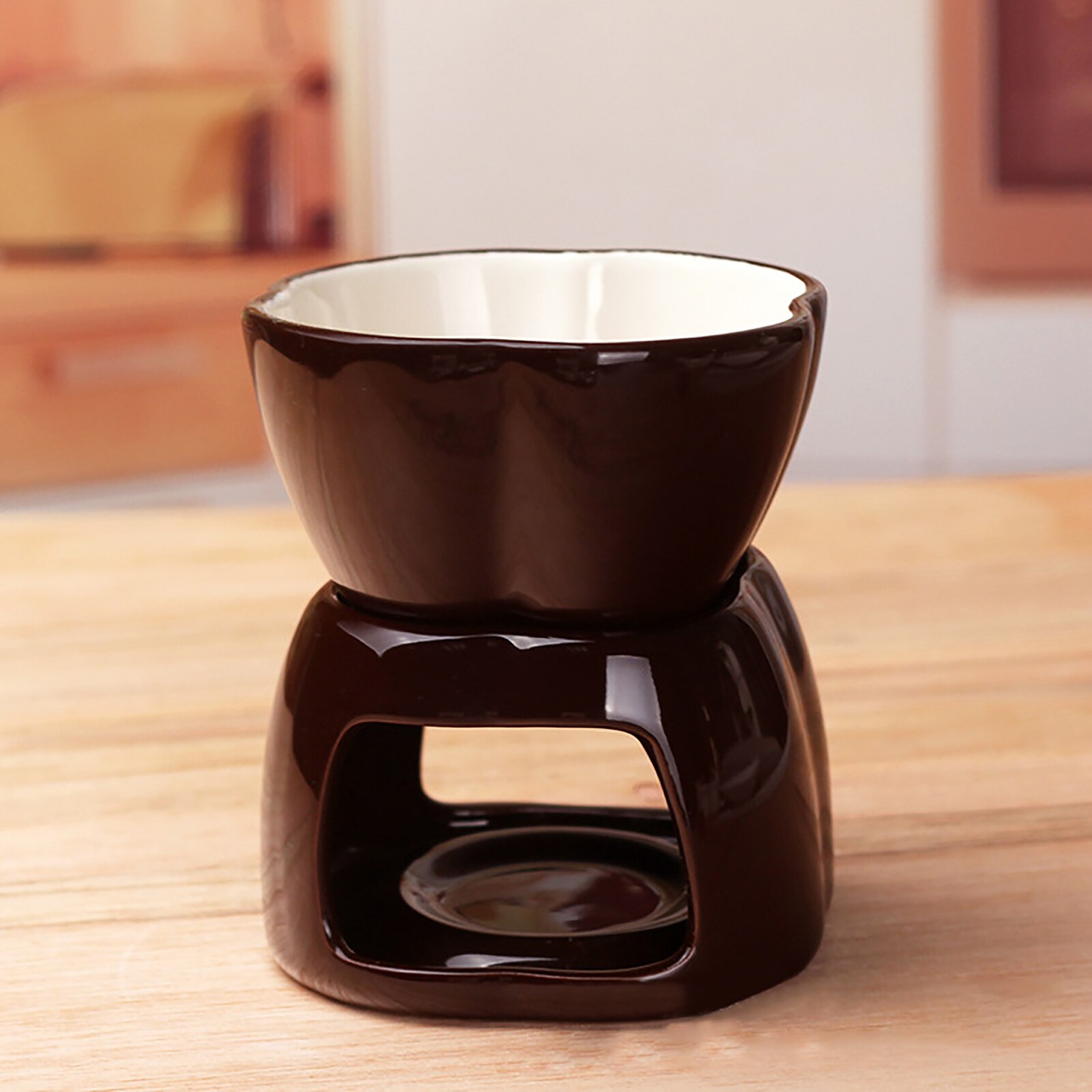 Diy Keramische Fondue Set Kaas Ijs Kom Warmer Chocolade Pot Chocolade Fondue Voor Thuis Koken Gereedschap