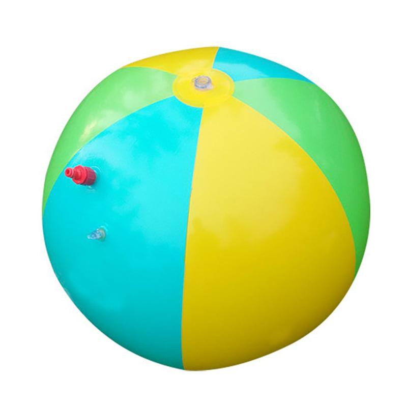 Portable Sprinkler Ball Outdoor Beach Ball Inflatable Outdoor Sprinkle Ball