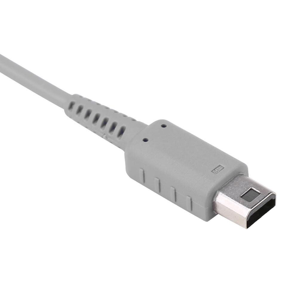 Cable de datos para Nintendo Wii U, de 1M cargador USB, fuente de alimentación, Cable de carga para mando de juego, Gamepad, carga desde portátil