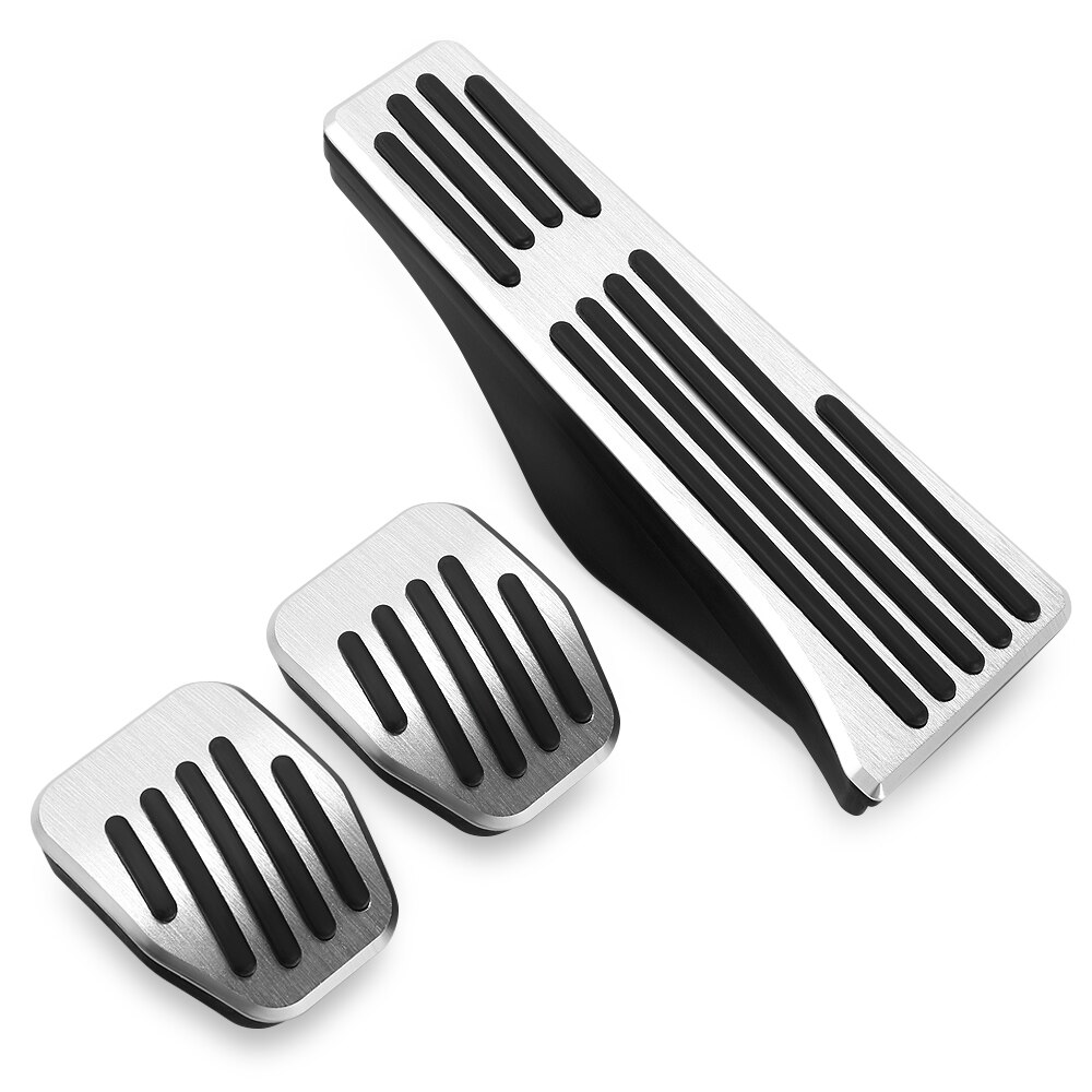 For BMW 3 5 series E30 E32 E34 E36 E38 E39 E46 E87 E90 E91 X5 X3 Z3 Foot Rest Fuel Brake Gas Pedal Pads Covers Car Accessories: fuel Brake Clutch MT