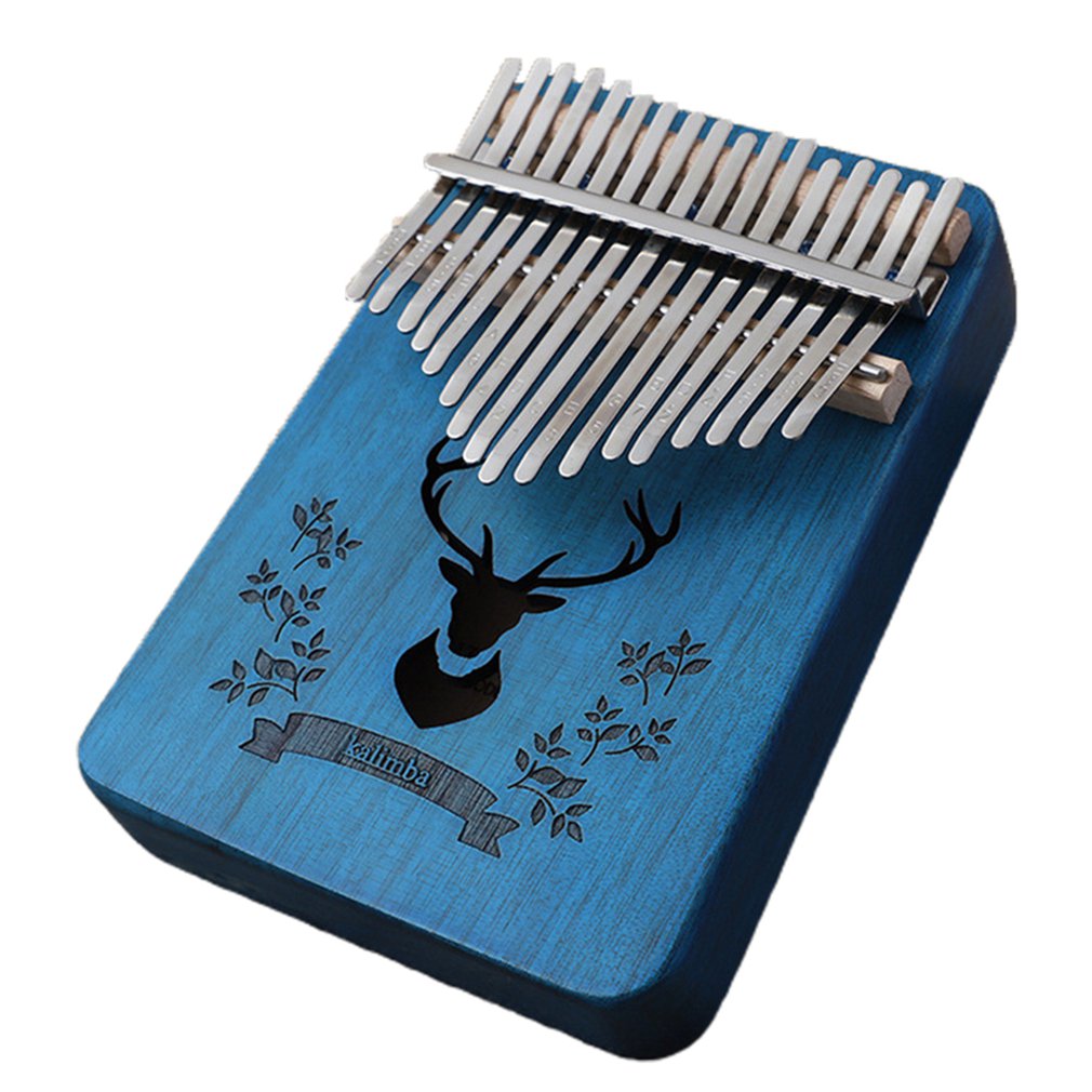 Thumb Piano Kalimba 17 Keys Peach Flower Core Package Clear And Melodious Sound Music Performance Cultivate Music Cells: 2