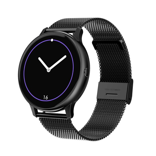 SARMIY DT88 PRO Smartwatch - 1.2" Round Display, IP67 Waterproof, Heart Rate Monitor, Fitness Tracker: Black steel