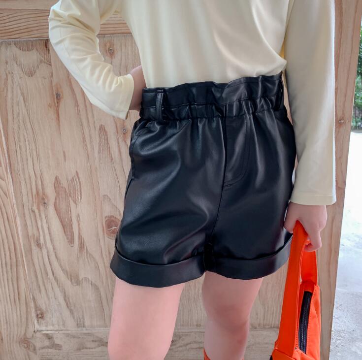 neue mädchen PU Leder shorts herbst baumwolle mädc... – Vicedeal