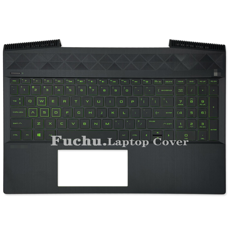 Nouvelle couverture arrière LCD pour HP Pavilion 15-CX TPN-C133 ordinateur portable avant lunette/charnières/repose-l'hypothèse majuscule/boîtier astronomique L20314-001 vert