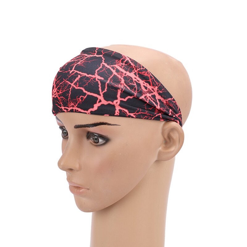 Brede Elastische Hoofdband Bandana Hoofd Wraps Sport Haarband Haarband Yoga Absorberen Zweet Riem Tape Sport Zweet Handdoek Hoofdband